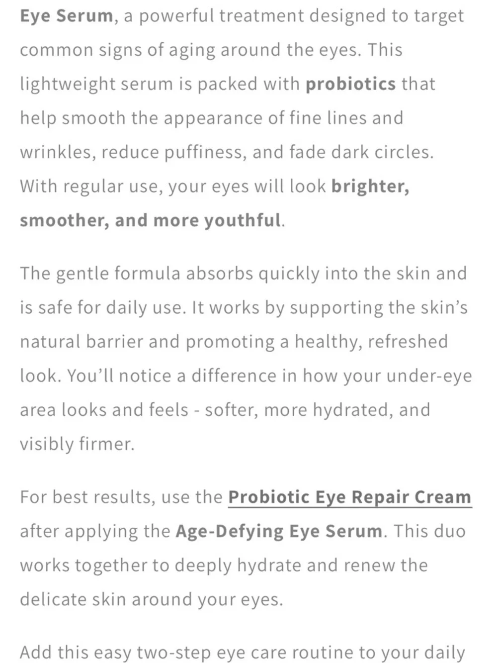 Age-Defying Eye Serum by Dr Lili Fan